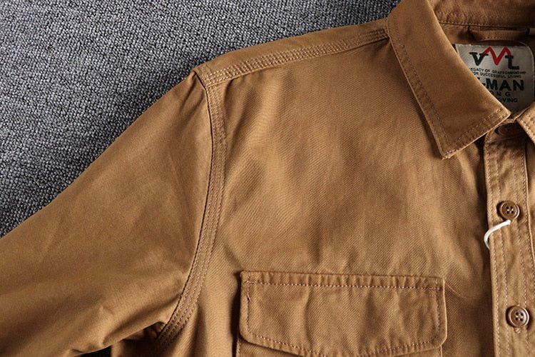 Antonios Premium Cotton Cargo Shirt Men - Antonios