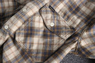 Antonios Retro Plaid Long Sleeve Shirt Men - Antonios