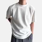 Antonios Round Collar Short Sleeve T-shirt Men - Antonios