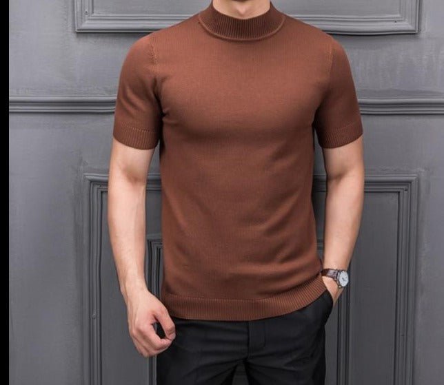 Antonios Semi-High Collar Sweater - Antonios