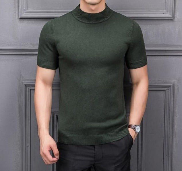 Antonios Semi-High Collar Sweater - Antonios