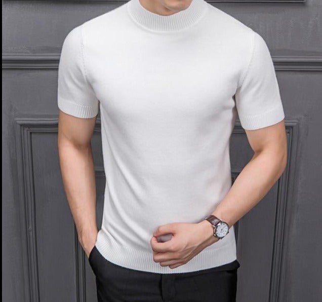 Antonios Semi-High Collar Sweater - Antonios
