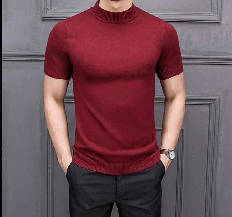 Antonios Semi-High Collar Sweater - Antonios