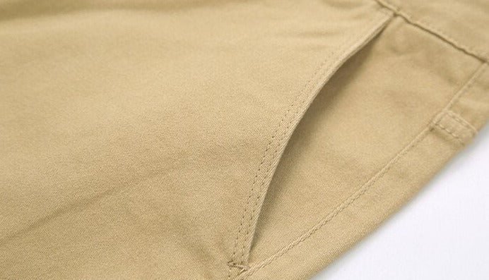 Antonios Slim Fit Cotton Stretch Trousers Men - Antonios