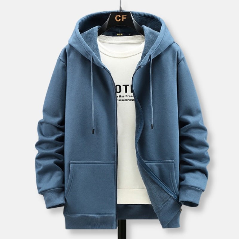 Antonios Solid Hooded Jacket Men - Antonios