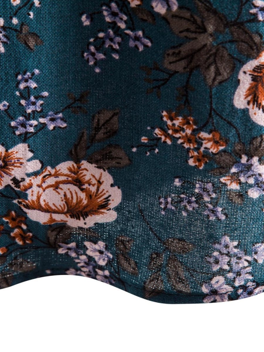 Antonios Summer Floral Print Shirt Men - Antonios