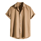 Antonios Summer Short Sleeve Solid Shirt - Antonios