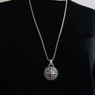 Antonios Vintage Stainless Steel Necklace Men - Antonios