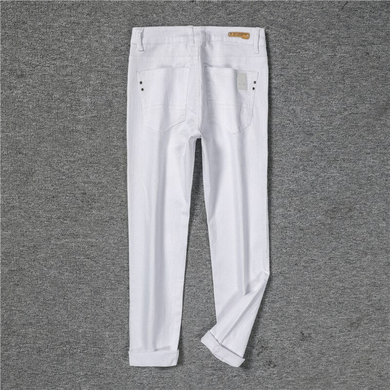 Antonios White Vintage Pants - Antonios