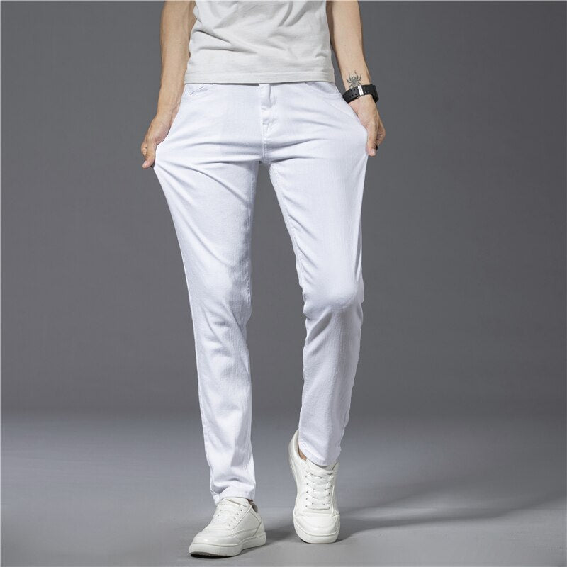 Antonios White Vintage Pants - Antonios