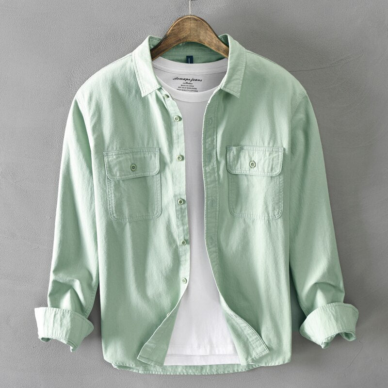 AntoniosClothing Cotton Long Sleeve Shirt - Antonios