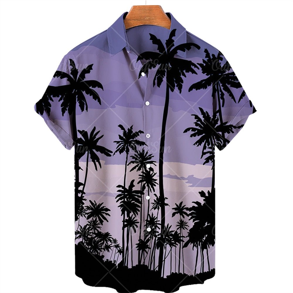 AntoniosClothing Hawaiian Summer Short - Sleeve Shirt - Antonios