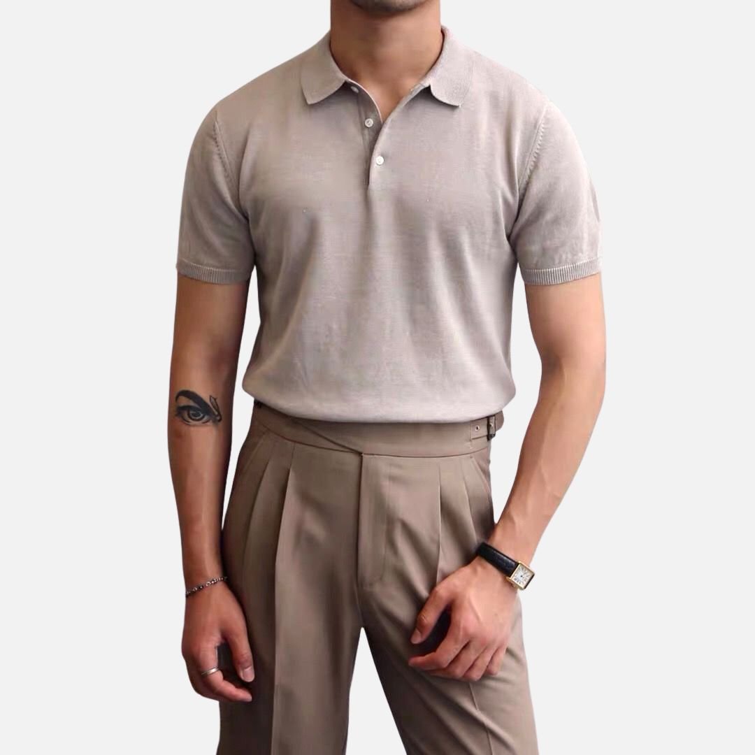 AntoniosClothing Knitted Cotton T-Shirt - Antonios