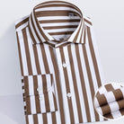 AntoniosClothing Striped Office Long - Sleeve Shirt - Antonios