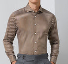 AntoniosClothing Striped Office Long - Sleeve Shirt - Antonios