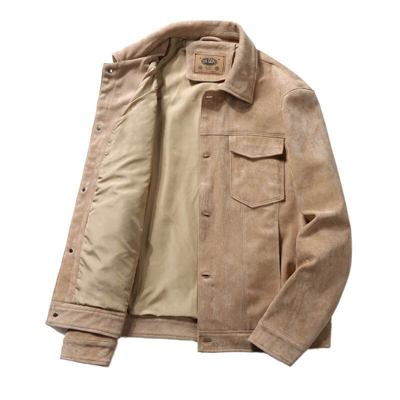 AntoniosClothing Suede Leather Jacket - Antonios