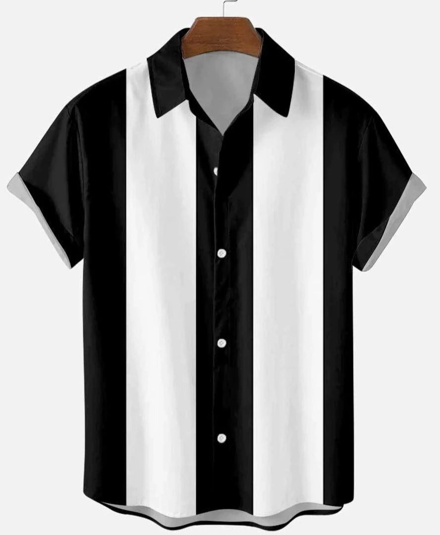 AntoniosClothing Summer Striped Casual Shirt - Antonios