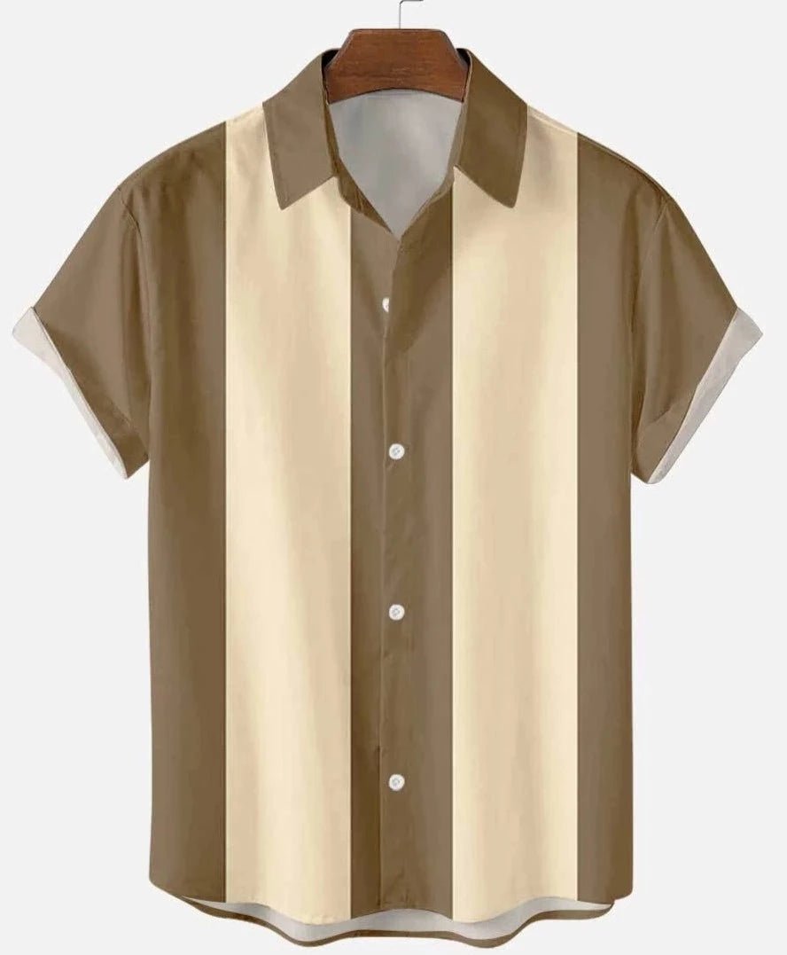 AntoniosClothing Summer Striped Casual Shirt - Antonios