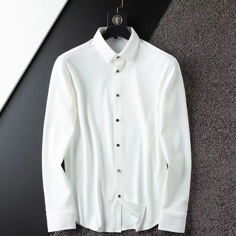 Business Casual Long - Sleeve Shirt with Turn - Down Collar - Antonios