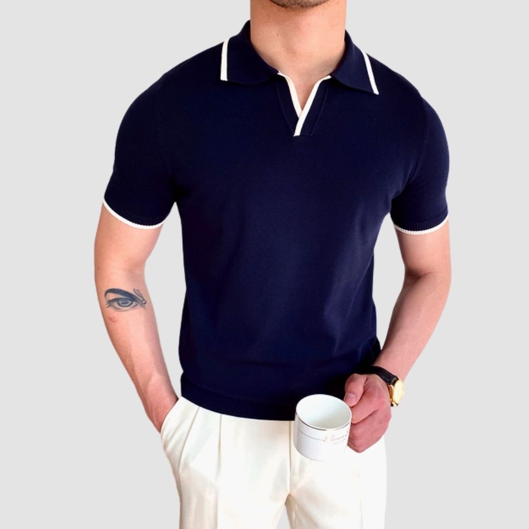 Dune Cotton Polo T-Shirt - Antonios