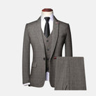 Gentleman Business 3 piece Suit (blazer+vest+pants) - Antonios