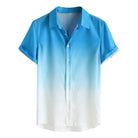 Gradient Cotton Loose Shirt - Antonios