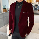 Italy Velvet Blazer - Antonios