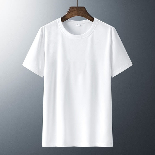 white cotton t-shirt for men