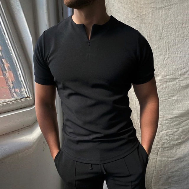 cotton black men t-shirt