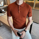 Summer Cotton Short - Sleeve Polo T-Shirt - Antonios