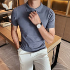 Summer Cotton Short - Sleeve Polo T-Shirt - Antonios